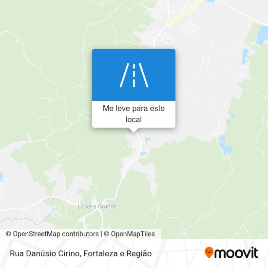 Rua Danúsio Cirino mapa