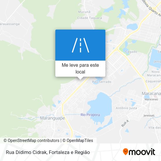 Rua Dídimo Cidrak mapa