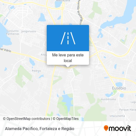 Alameda Pacífico mapa