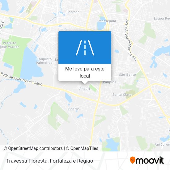 Travessa Floresta mapa