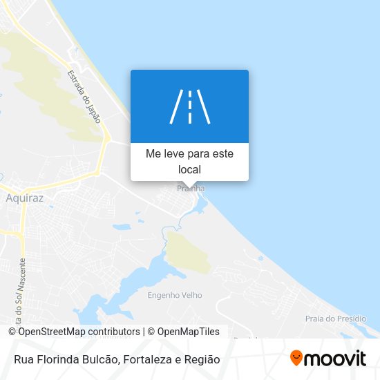 Rua Florinda Bulcão mapa