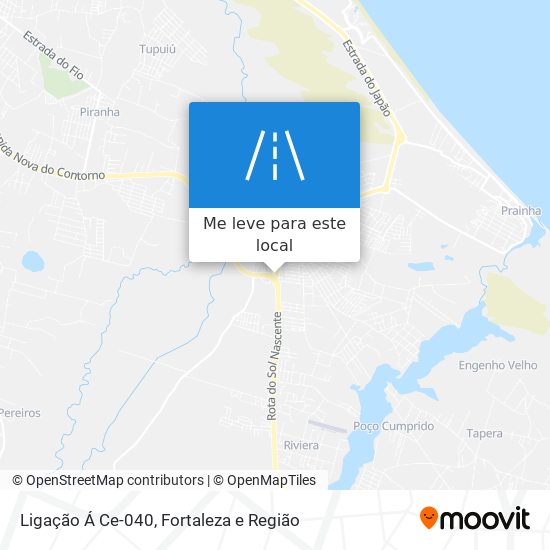 Ligação Á Ce-040 mapa