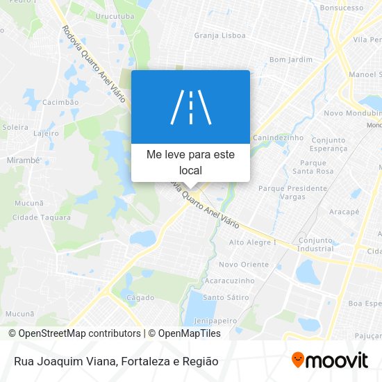 Rua Joaquim Viana mapa
