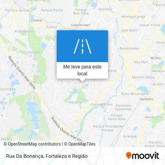 Rua Da Bonança mapa