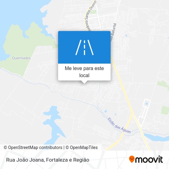 Rua João Joana mapa