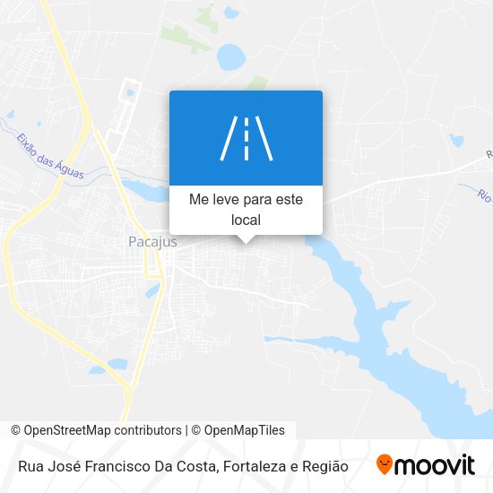 Rua José Francisco Da Costa mapa
