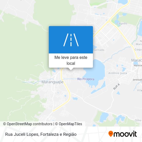 Rua Juceli Lopes mapa