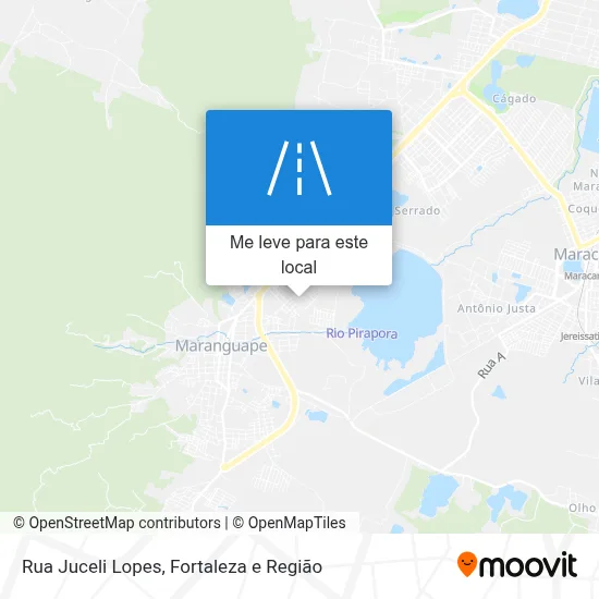 Rua Juceli Lopes mapa