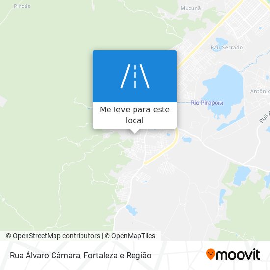 Rua Álvaro Câmara mapa