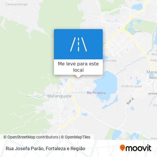 Rua Josefa Parão mapa