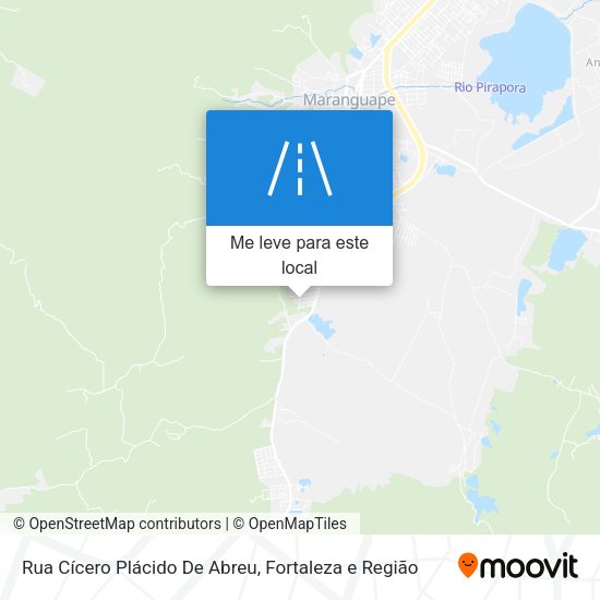Rua Cícero Plácido De Abreu mapa
