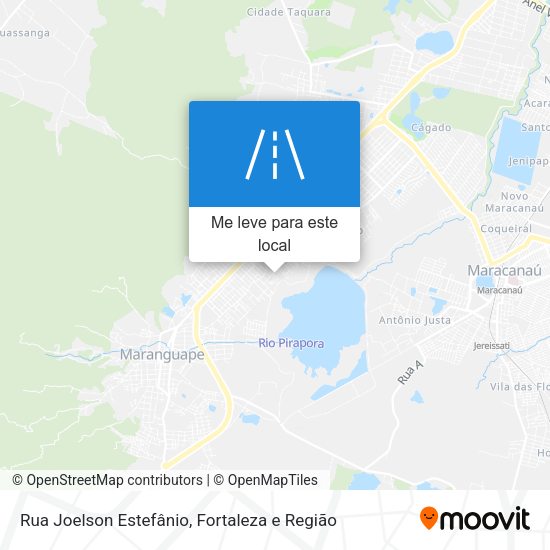 Rua Joelson Estefânio mapa
