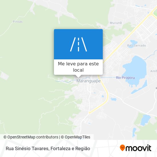 Rua Sinésio Tavares mapa