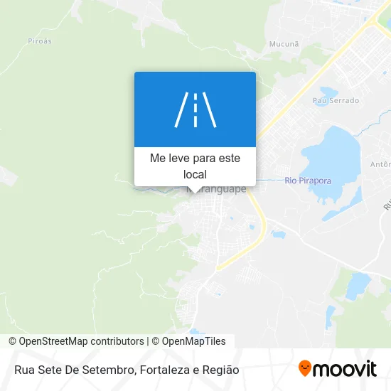 Rua Sete De Setembro mapa