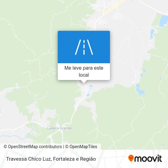 Travessa Chico Luz mapa