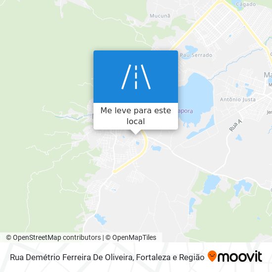 Rua Demétrio Ferreira De Oliveira mapa