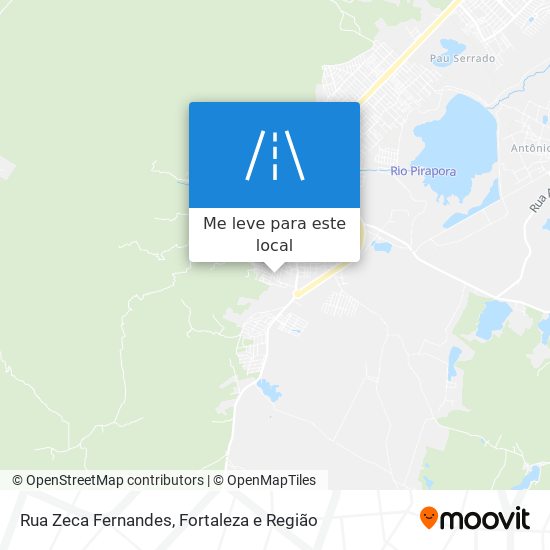 Rua Zeca Fernandes mapa