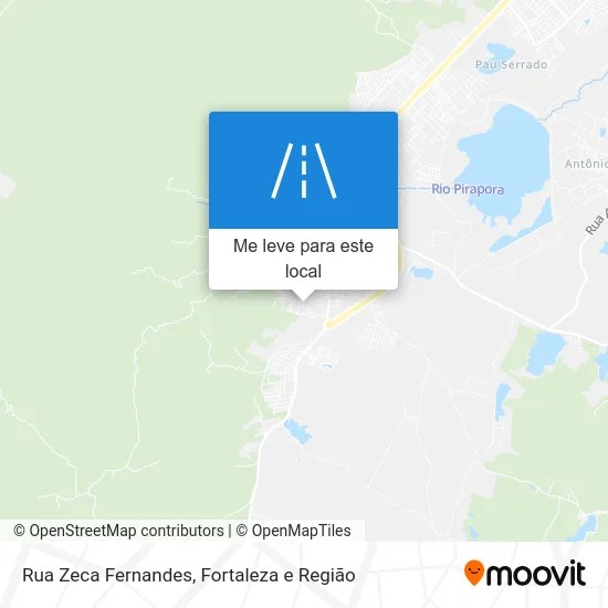 Rua Zeca Fernandes mapa