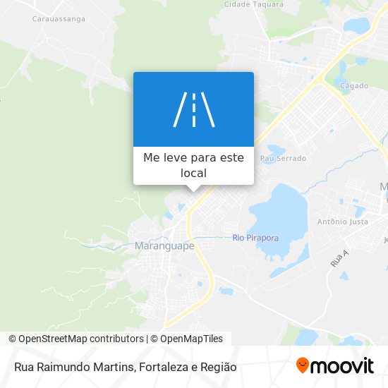 Rua Raimundo Martins mapa