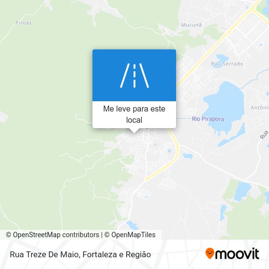 Rua Treze De Maio mapa