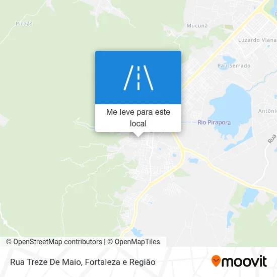 Rua Treze De Maio mapa