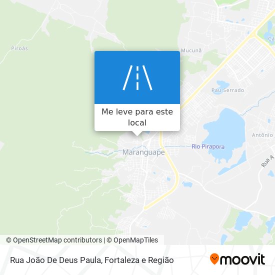 Rua João De Deus Paula mapa