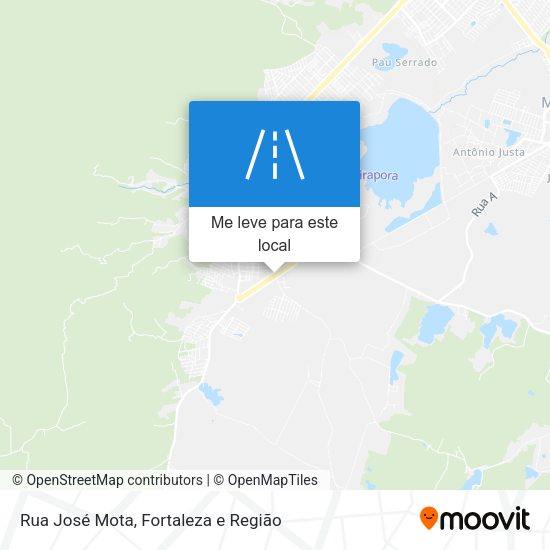 Rua José Mota mapa