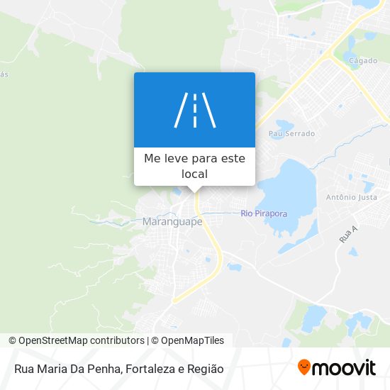 Rua Maria Da Penha mapa