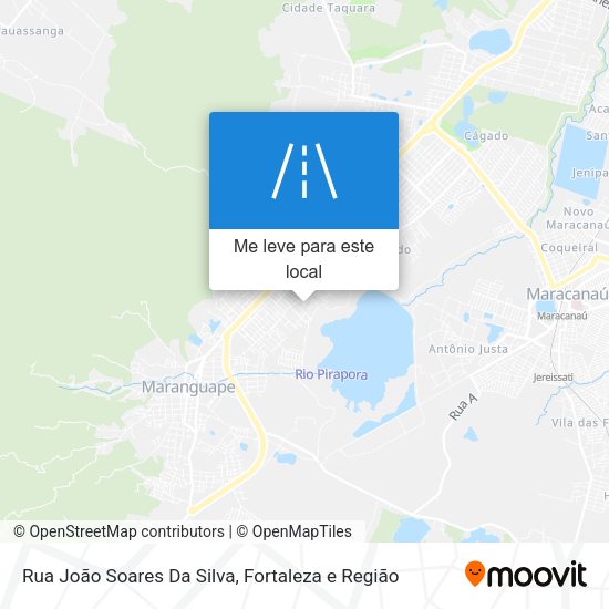 Rua João Soares Da Silva mapa