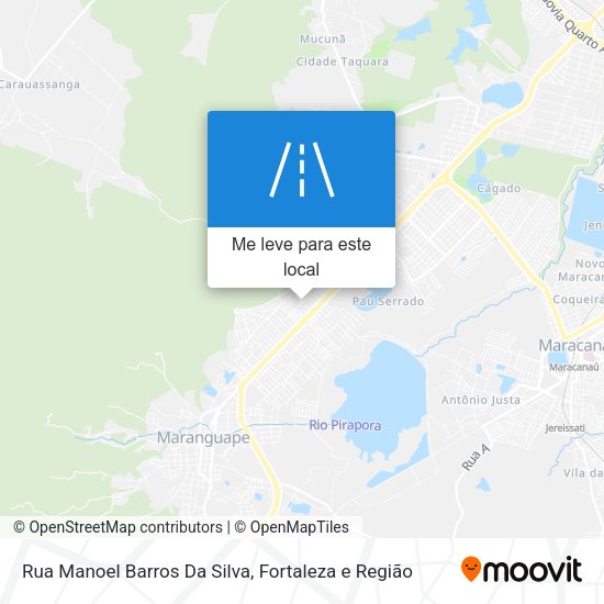 Rua Manoel Barros Da Silva mapa