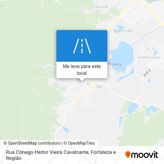 Rua Cônego Heitor Vieira Cavalcante mapa