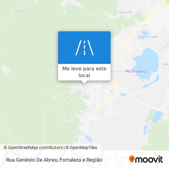 Rua Genésio De Abreu mapa