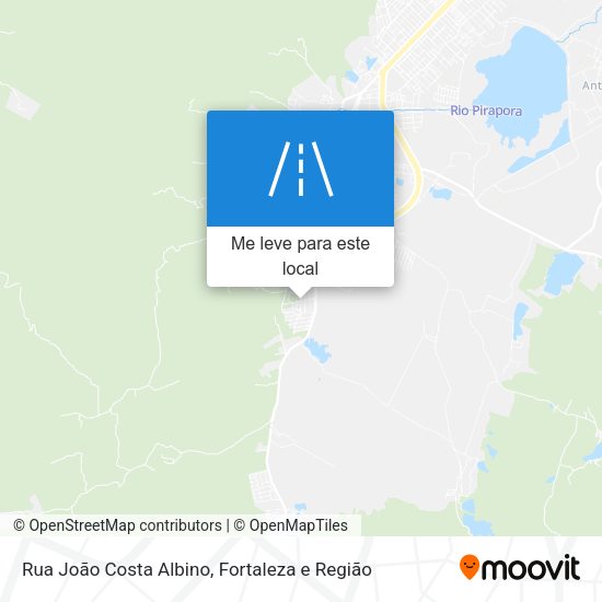Rua João Costa Albino mapa