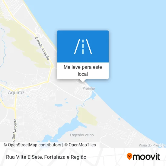 Rua Vilte E Sete mapa