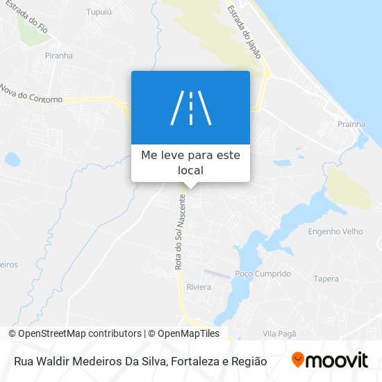 Rua Waldir Medeiros Da Silva mapa