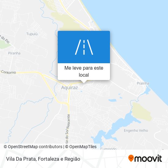 Vila Da Prata mapa