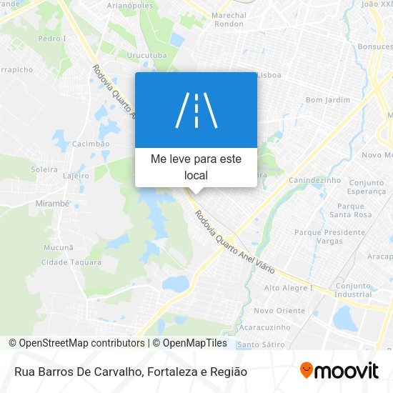 Rua Barros De Carvalho mapa