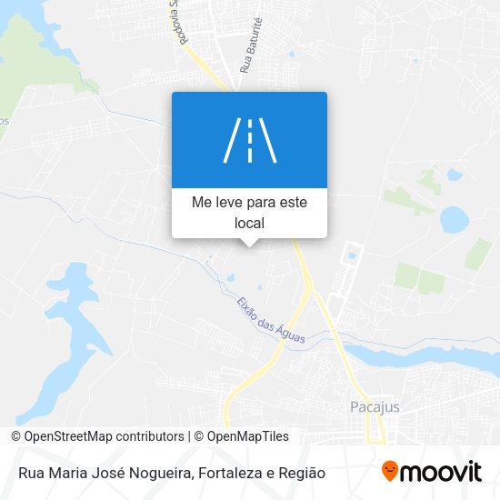 Rua Maria José Nogueira mapa