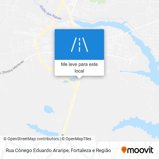 Rua Cônego Eduardo Araripe mapa