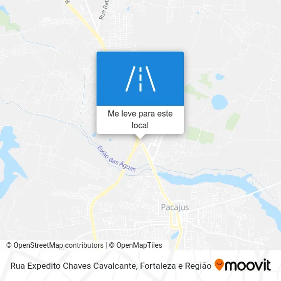 Rua Expedito Chaves Cavalcante mapa