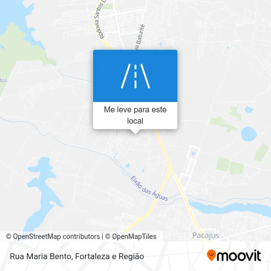 Rua Maria Bento mapa