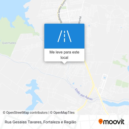 Rua Gesaias Tavares mapa
