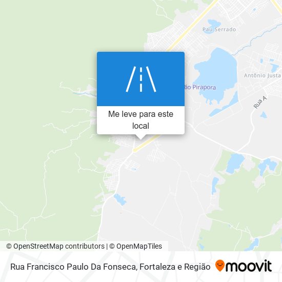 Rua Francisco Paulo Da Fonseca mapa