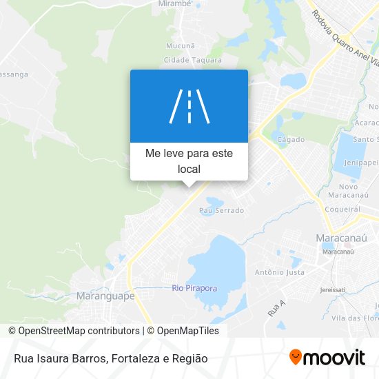 Rua Isaura Barros mapa
