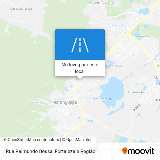 Rua Raimundo Bessa mapa