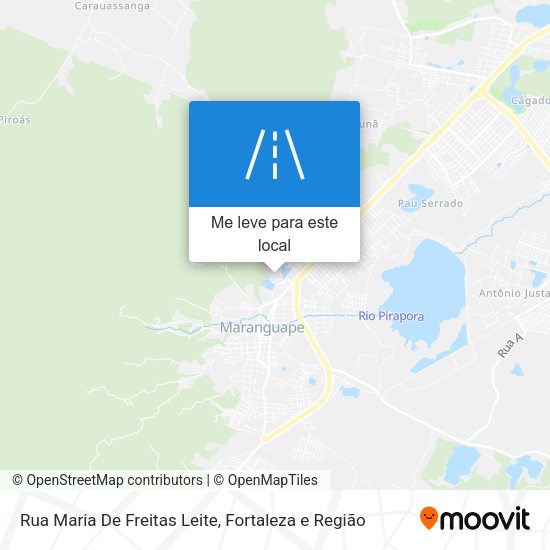 Rua Maria De Freitas Leite mapa