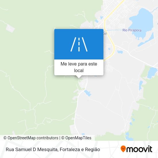 Rua Samuel D Mesquita mapa