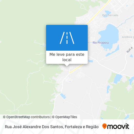 Rua José Alexandre Dos Santos mapa