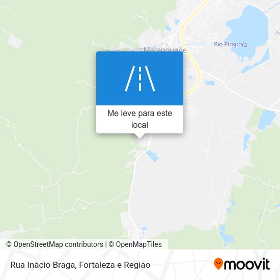 Rua Inácio Braga mapa