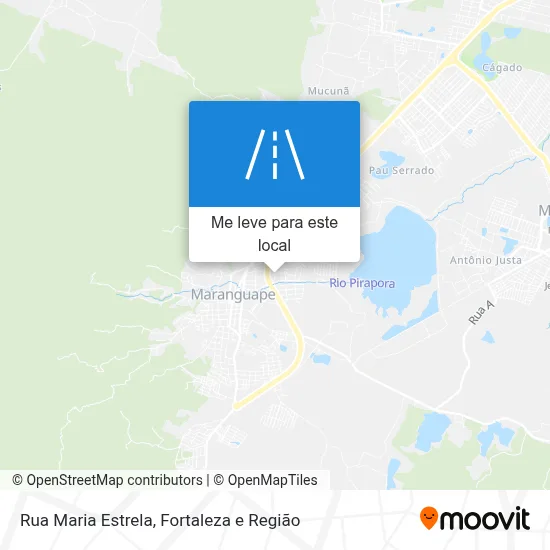 Rua Maria Estrela mapa